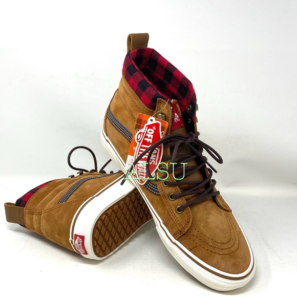 VANS SK8-HI MTE Glazed Ginger Tan Women Sneak Boot - Picture 6 of 9